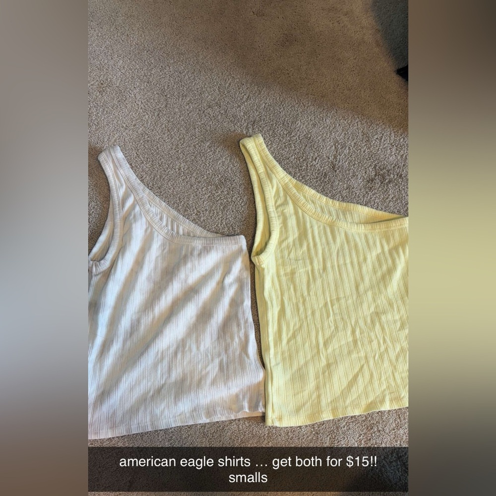 American Eagle Outfitters One-Shoulder Tank Tops